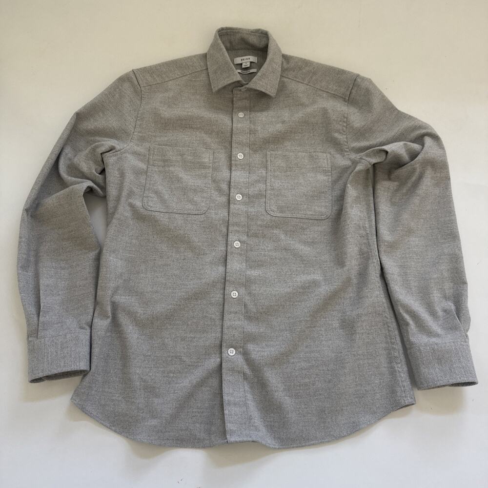 REISS Flannel Shirt‎ Men’s Small Long Sleeve Button Up Designer